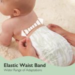 Momcozy Baby Diapers, Baby Diapers Natural Bamboo Diapers Hypoallergenic for Sensitive Skin, Absorbent Disposable Diapers, Soft Organic Diapers Size 5(52 Count) - Image 9